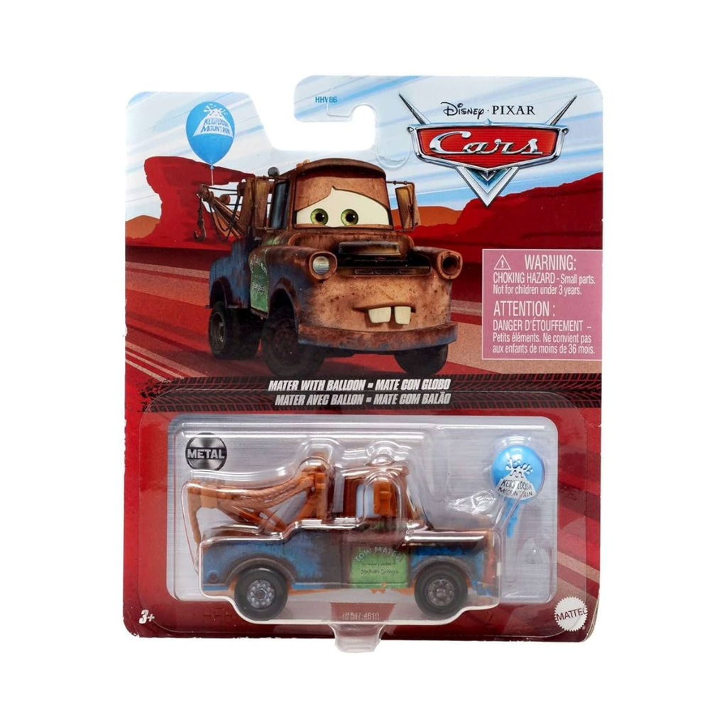 Mate com Balão Cars Disney Pixar - Mattel Miniatura Carros